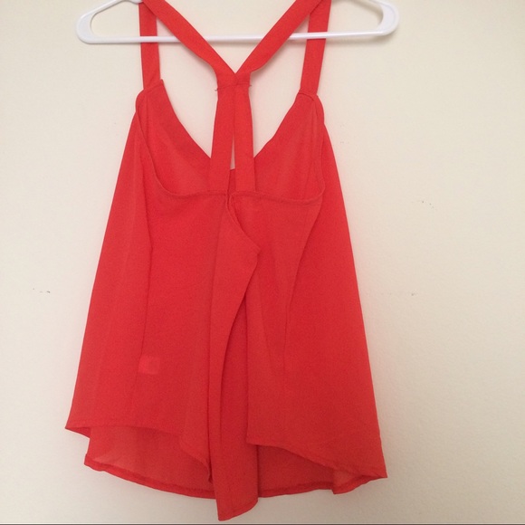 Orange Racerback Tank - Picture 2 of 4